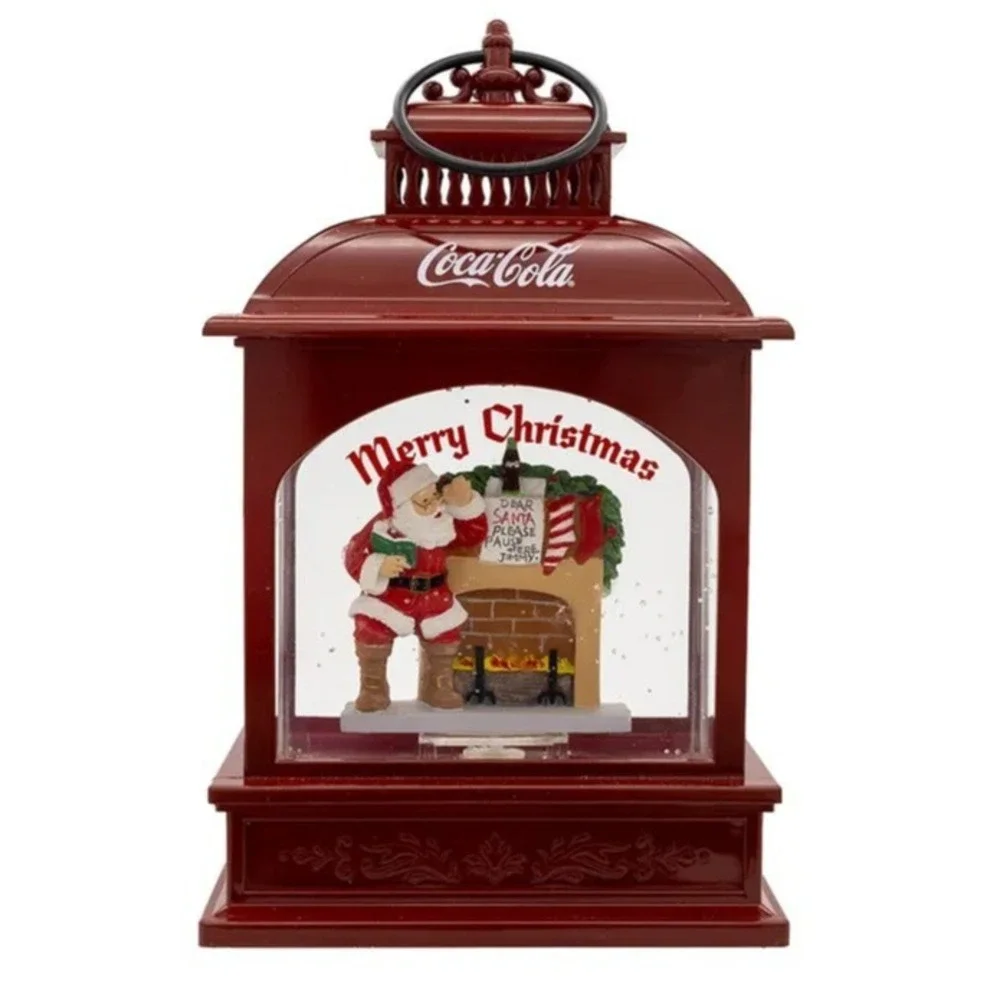 Coca-Cola Kurt S. Adler Battery LED Lantern Light-Up‎ Christmas NIB